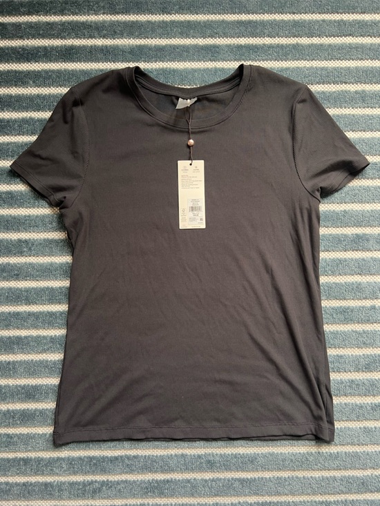 Calia Tops - CALIA Womens XL Ribbed Short Sleeve Tee Black